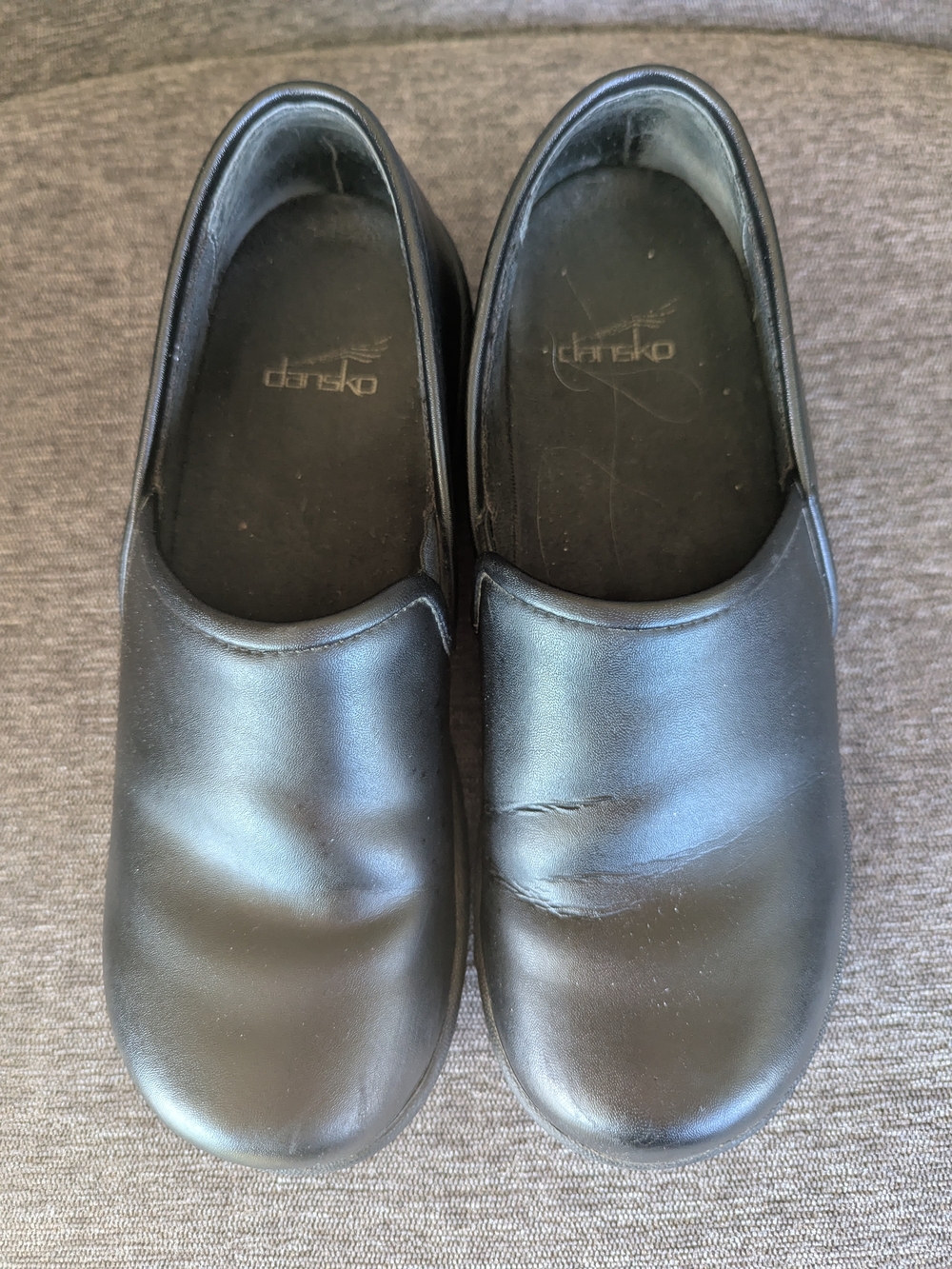 Dansko Women's Black Slip-On Professional Loafers